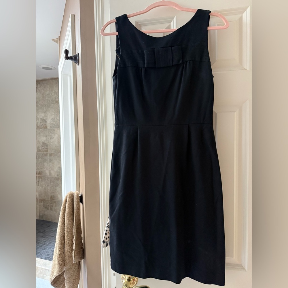Kate Spade Black Bow Detail Mini Dress